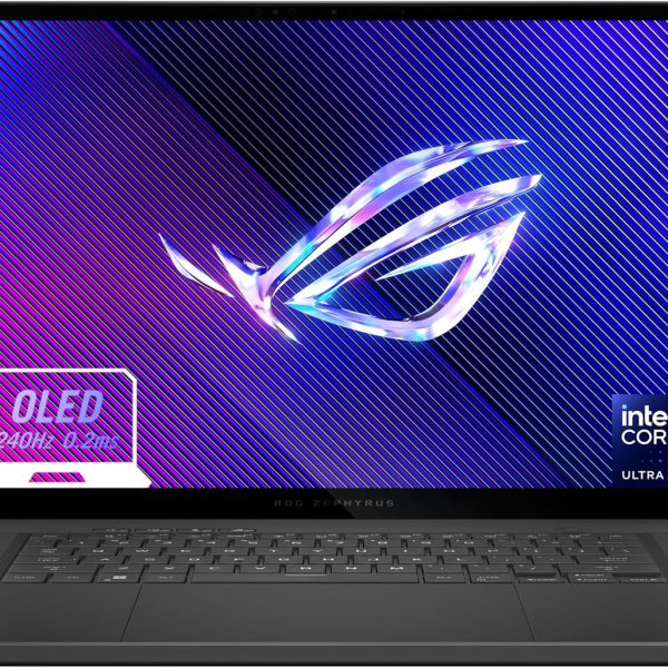 Asus ROG Zephyrus G16-GU605MV-Q82W 16 Pouces 2.5K OLED 240Hz PC Portable (Intel Core Ultra 9 Processor 5.1Ghz, 32 Go RAM DDR5 7400Mhz, 1 to SSD, NVIDIA GeForce RTX 4060 TGP 100W) DDR6 de 08 Go  Windows Home