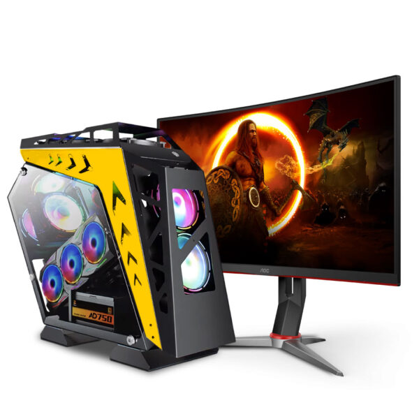 GAMER BUREAU MSI PRO Z790-P WIFI-CORE I7-14900K-32Go RAM DDR5-1To SSD-RTX 5060Ti 8Go-Ecran AOC 32 Incurvé-WIND 10 PRO