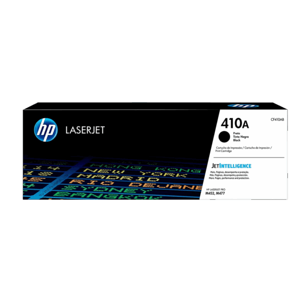 HP 410A – Toner de marque HP CF410A noir Original-Rendement : 2 300 pages