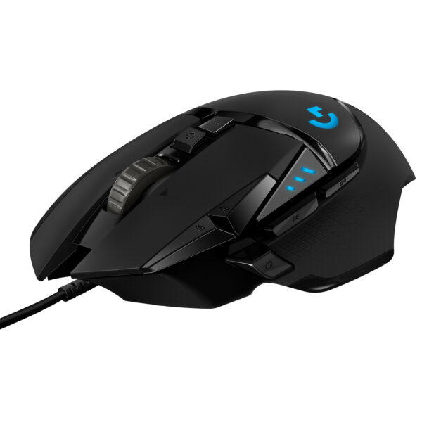 Logitech G G502 Hero (25 600 dpi) Souris filaire pour gamer - droitier - capteur optique 25600 dpi - 11 boutons programmables - rétro-éclairage RGB Lightsync   Souris PC   Avis Logitech G G502 Hero (25 600 dpi)   Acheter Logitech G G502 Hero (25 600 dpi)   Logitech G G502 Hero (25 600 dpi) pas cher   video Logitech G G502 Hero (25 600 dpi) Souris filaire pour gamer - droitier - capteur optique 25600 dpi - 11 boutons programmables - rétro-éclairage RGB Lightsync