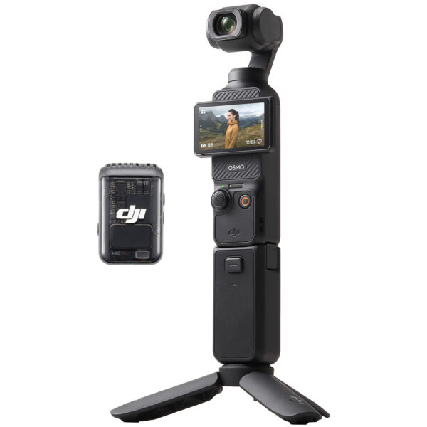 DJI Osmo Pocket 3 Creator Combo Caméra portable pour smartphone - nacelle mécanique à 3 axes - 4K 60 ips - écran OLED 2" 556 x 314 pixels - 166 minutes d'autonomie