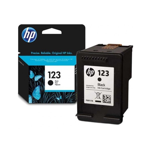 Cartouche D’encre HP 123 Noir Original (F6V17AE)