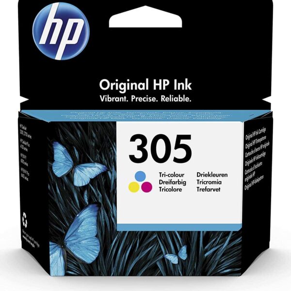 Cartouche d’encre noire HP 305 authentique