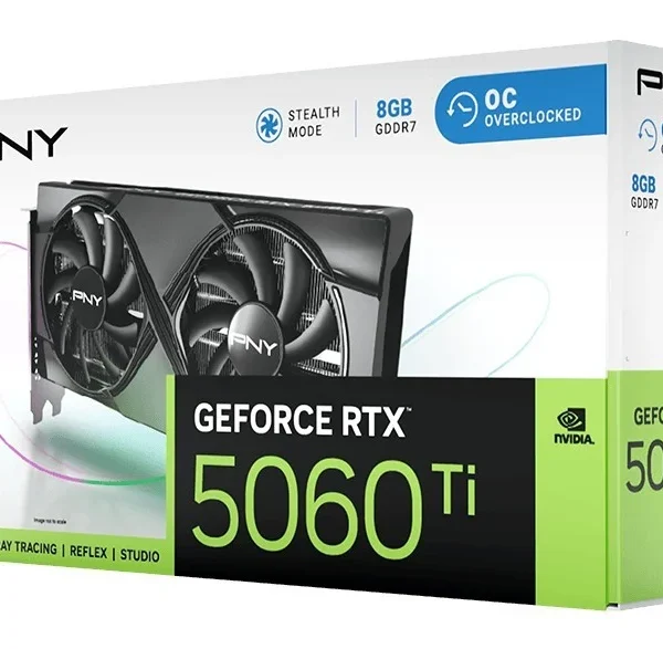 Carte Graphique PNY GeForce RTX 5060 Ti OC NVIDIA 8 Go GDDR7
