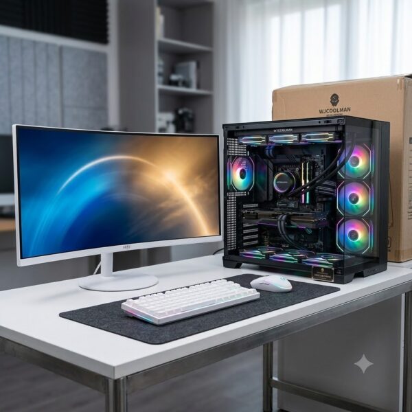 Gamer core i9-10900K / RTX 5060 – 8Giga / 32G DDR4 ( 16G x 2 ) / 2 TERA nvme + 1 ecran msi 34 pouces incurvé