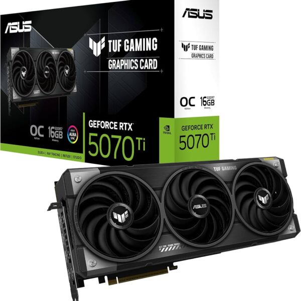 ASUS TUF GAMING GEFORCE RTX 5070 Ti 16GB GDDR7 OC EDITION – CARTE GRAPHIQUE GAMING