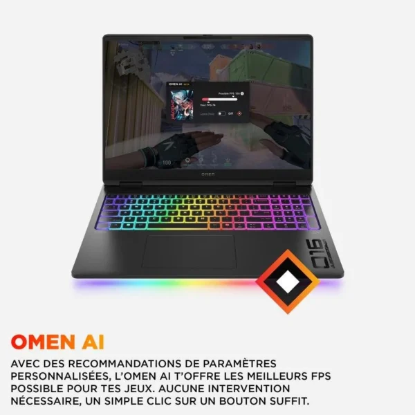 HP OMEN MAX 16 - Core Ultra 9 - 64Go RAM/ 2Tera SSD - NVIDIA RTX5090 24Go