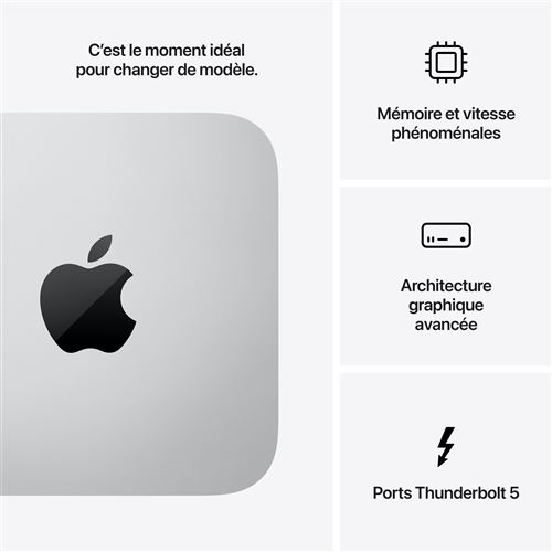 Apple Mac Studio 1To SSD 96Go RAM Puce M3 Ultra CPU 28 cœurs GPU 60 cœurs